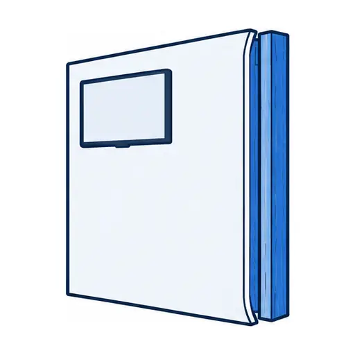 Schematic: Drywall over wood studs