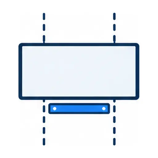 Schematic icon: TV Wall Mounting