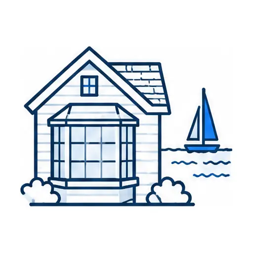 Schematic icon: Waterfront & Cottage Home TV Mounting